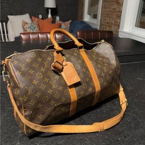 Authentic Keepall Bandouliere 45